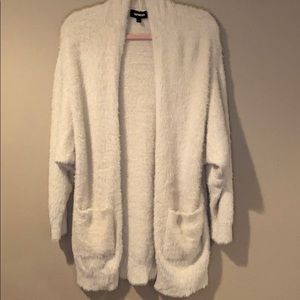 Express Cozy Fuzzy Knit Cardigan Sweater